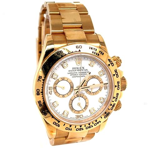 rolex cosmograph daytona watch 18 ct yellow gold 116508rolex